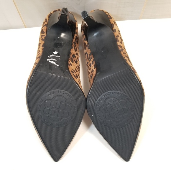 Dana Buchman Katarina Cheetah Suede Heels 6.5 - Picture 6 of 6